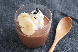 チョコ麹プリン