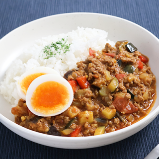 夏野菜あまざけキーマカレー