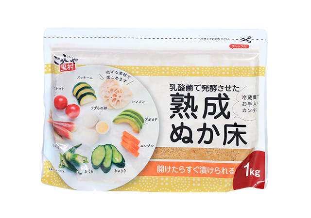 乳酸菌で発酵させた熟成ぬか床